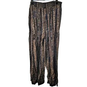 Dressbarn 2X Patterned Wide Leg Pant